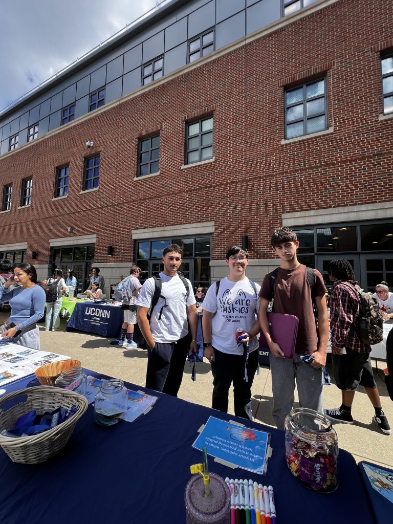 Group of three UConn students