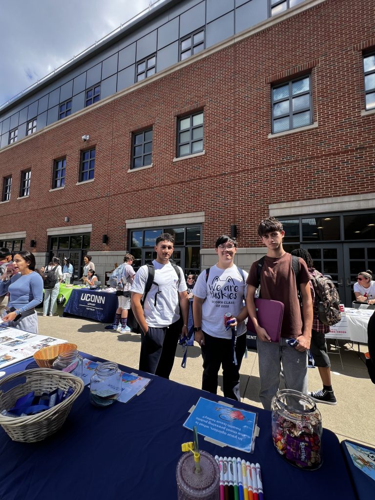 Group of three UConn students