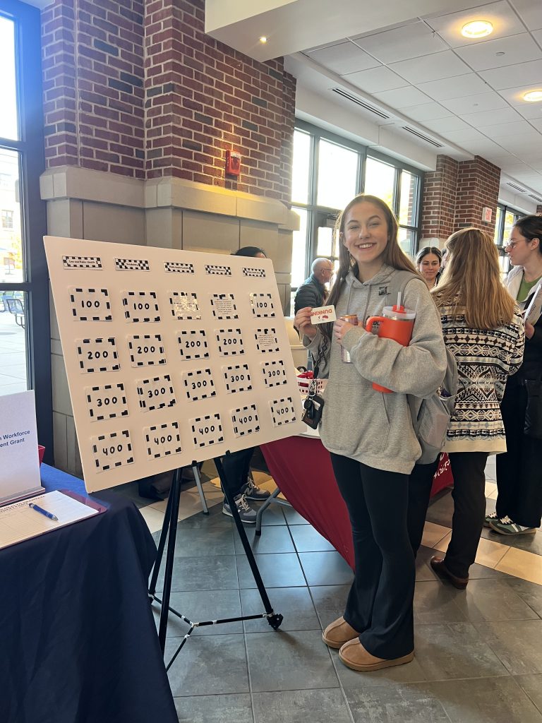 Student smiling at UConn Waterbury
